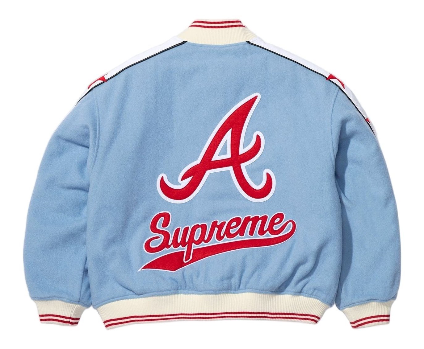 Supreme®/Mitchell & Ness® Teams Varsity Jacket view 5